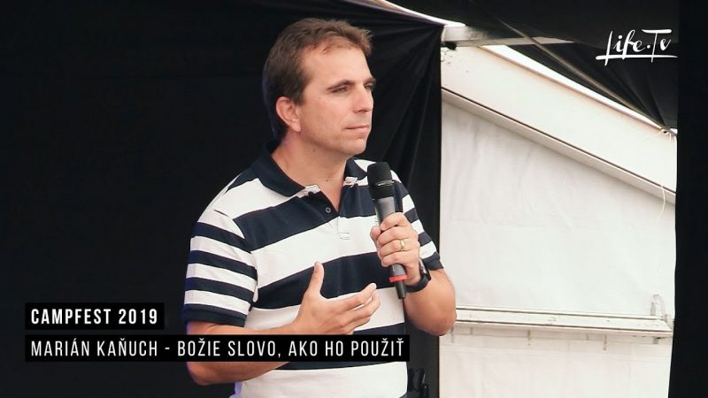 CampFest 2019 | Marián Kaňuch - Božie slovo, ako ho použiť