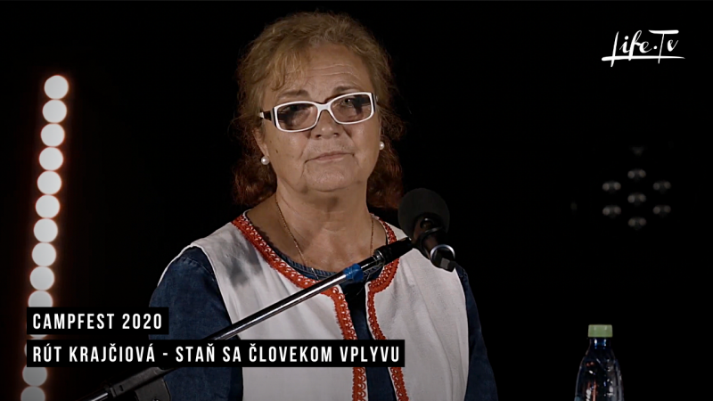 CampFest 2020 | Rút Krajčiová - Staň sa človekom vplyvu